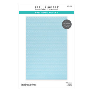 Spellbinders Embossingfolder – Hand Drawn Scallops