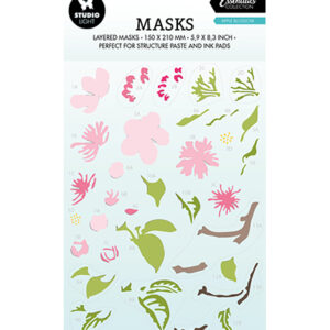 Studio Light Stencil – Spring flowers Essentials nr.173