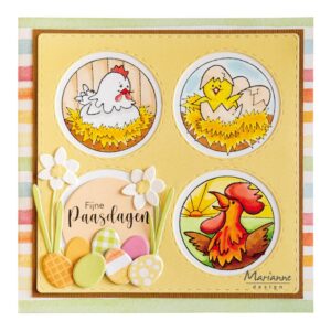 Marianne Design Stempel – Hetty’s Peek-a-boo Chicken Family