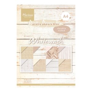 Marianne Design Paperpad – Eline’s Whitewash