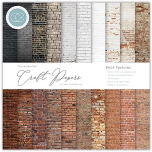 Craft Consortium Paperpad 6x6inch – Brick Textures