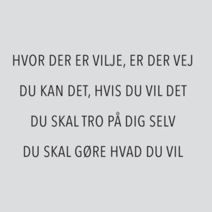 Design5 Stempel – Hvor der er vilje