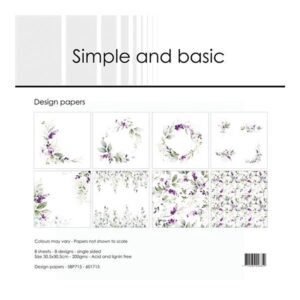 Simple and Bacis Design Papers 30,5×30,5cm – Lavender Spirit