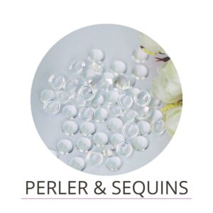 Pynt - Perler og Sequins