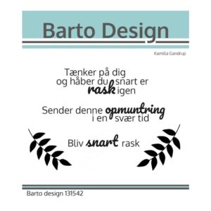 Barto Design Stempel – Tænker på dig
