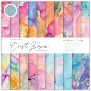 Craft Consortium Paperpad 6x6inch – Ink Drops Candy