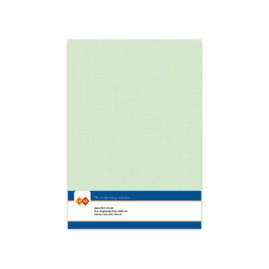 10 ark Linnen karton A4 – Light Green