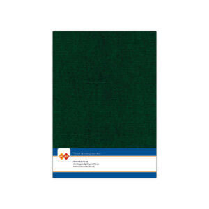 10 ark Linnen karton A4 – Christmas Green