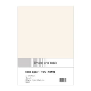Simple and basic Basic Paper Ivory (matte) – A4