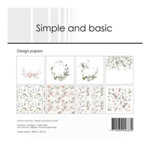 Simple and Basic Design Papers 15x15cm – Soft Spring