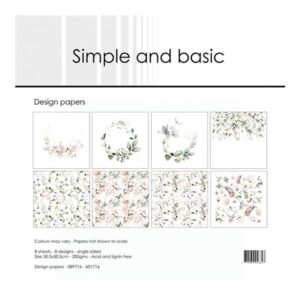 Simple and Basic Design Papers 30,5×30,5cm – Soft Spring