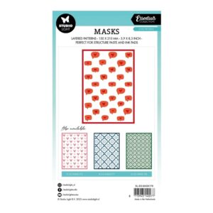 Studio Light Stencil – Love Pattern