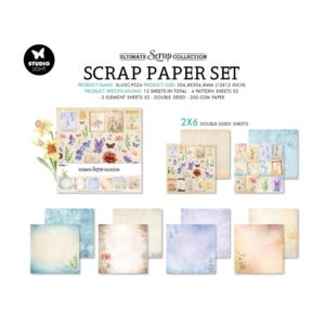 Studio Light Paperpad – 30,5×30,5 cm Ultimate Scrap Collection