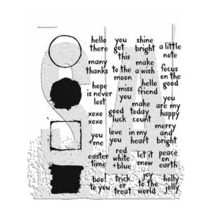 Tim Holtz Stempel – Note Quotes