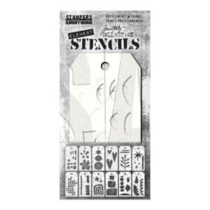Tim Holtz Stencil – Elements – Everyday Art
