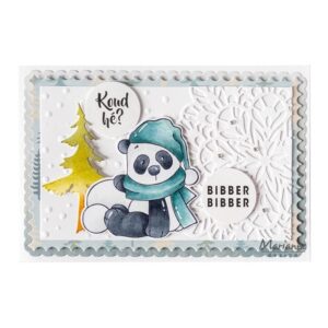 Marianne Design Stempel og Die – Snow Panda
