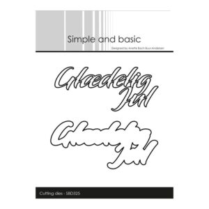 Simple and Basic Die – Glædelig Jul