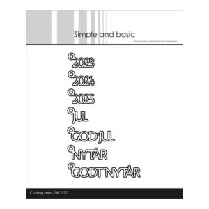 Simple and Basic Die – Texts w/Hanger – Danske tekster #7