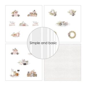 Simple and Basic design Papers 15x15cm – Cozy Christmas