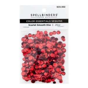 Spellbinders Smooth Discs Sequins – Scarlet