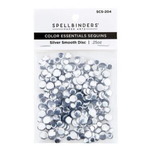 Spellbinders Smooth Discs Sequins – Silver