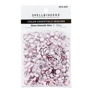 Spellbinders Smooth Discs Sequins – Rose