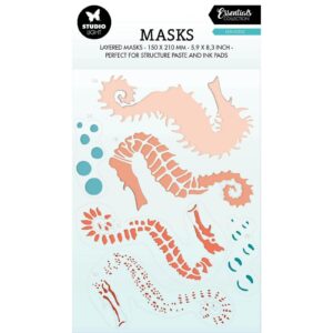Studio Light Stencil – Seahorse