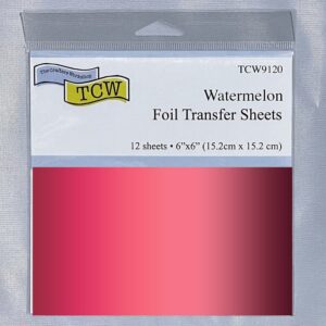 The Crafter’s Workshop Foil Transfer Sheets – Watermelon