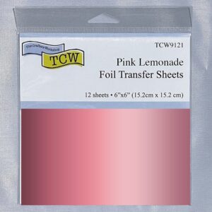 The Crafter’s Workshop Foil Transfer Sheets – Pink Lemonade