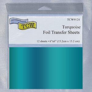 The Crafter’s Workshop Foil Transfer Sheets – Turquoise