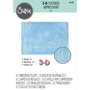 Sizzix 3D Embossingfolder – Winter Village