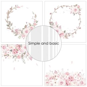 Simple and Basic Design Papers 30,5×30,5cm – Silent Rose