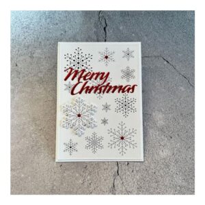 Simple and Basic Stempel – Snowflake Background