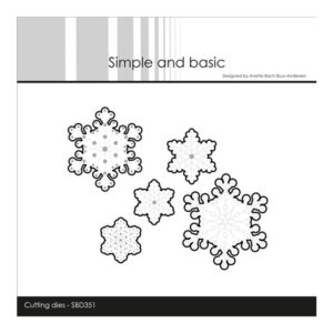 Simple and Basic Die – Snowflakes – Outline for SBC165